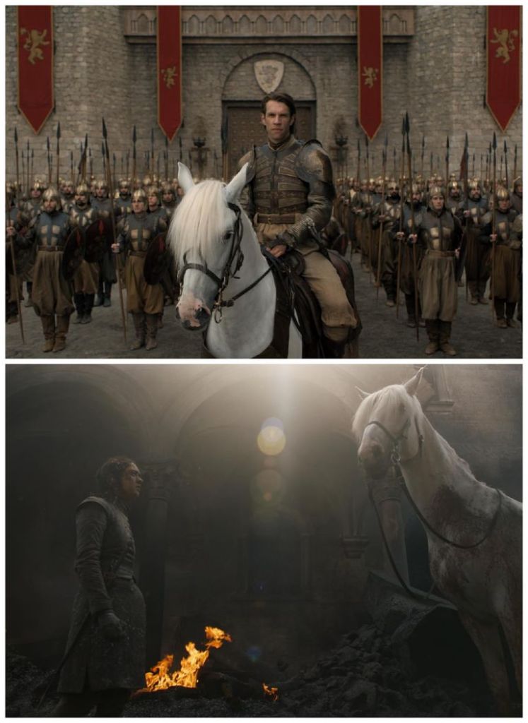 game of thrones white horse arya Were Obsessed With This Game Of Thrones Theory About Arya & That White Horse