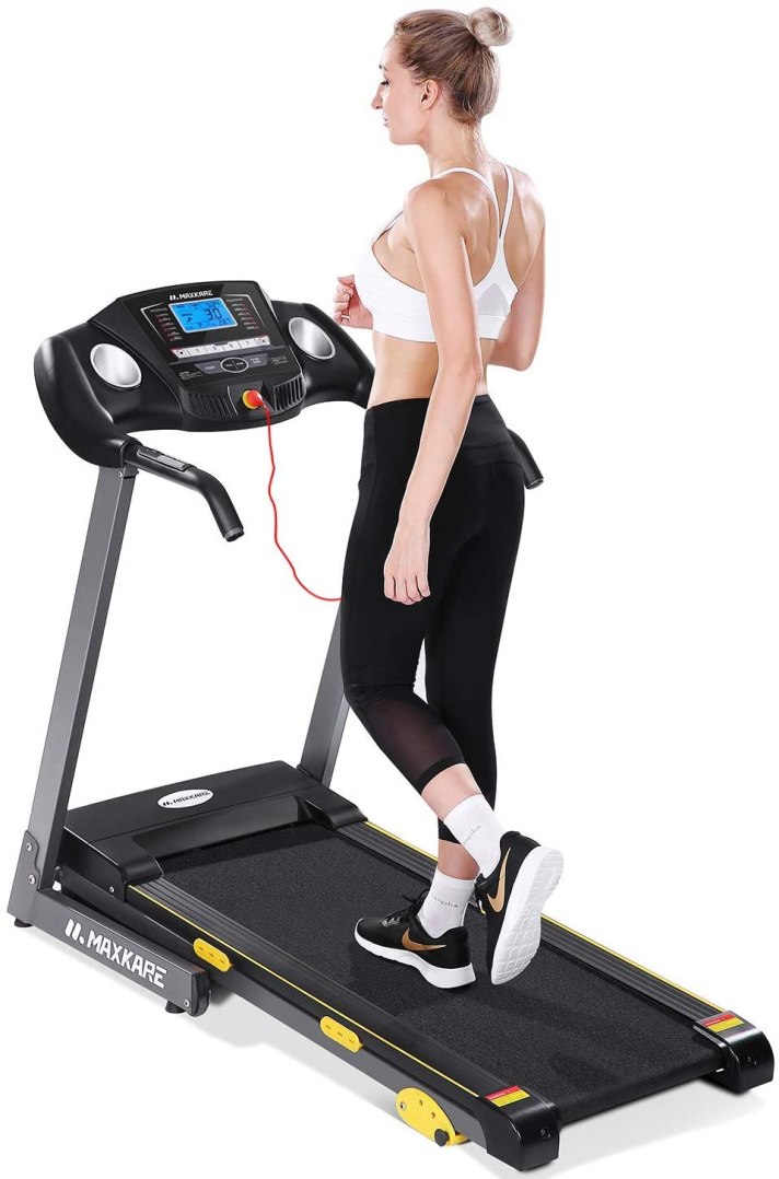MaxKare Folding Treadmill Amazon