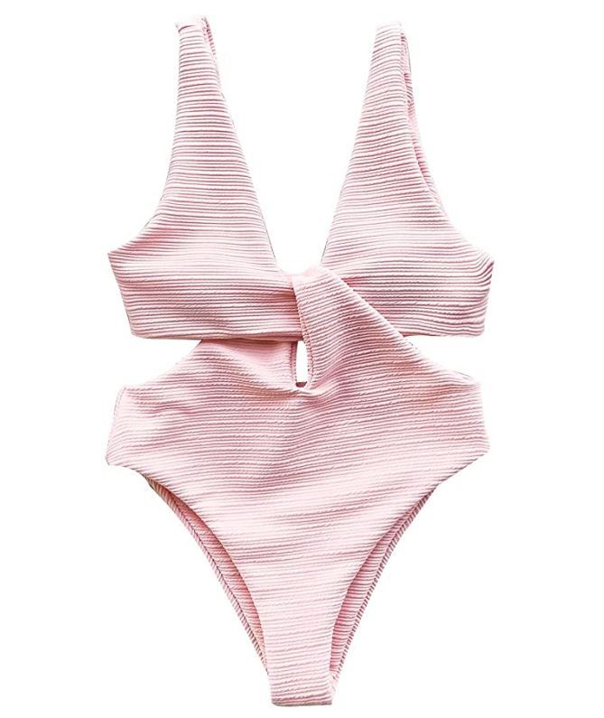 Cupshe pink one piece swimsuit amazon