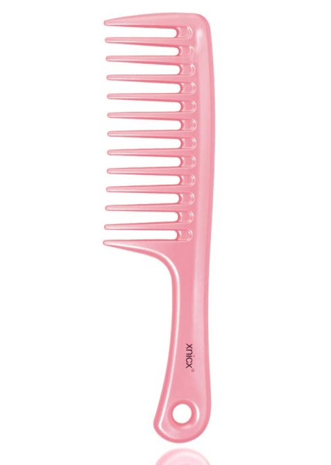 XNICX Pink Wide Tooth Comb