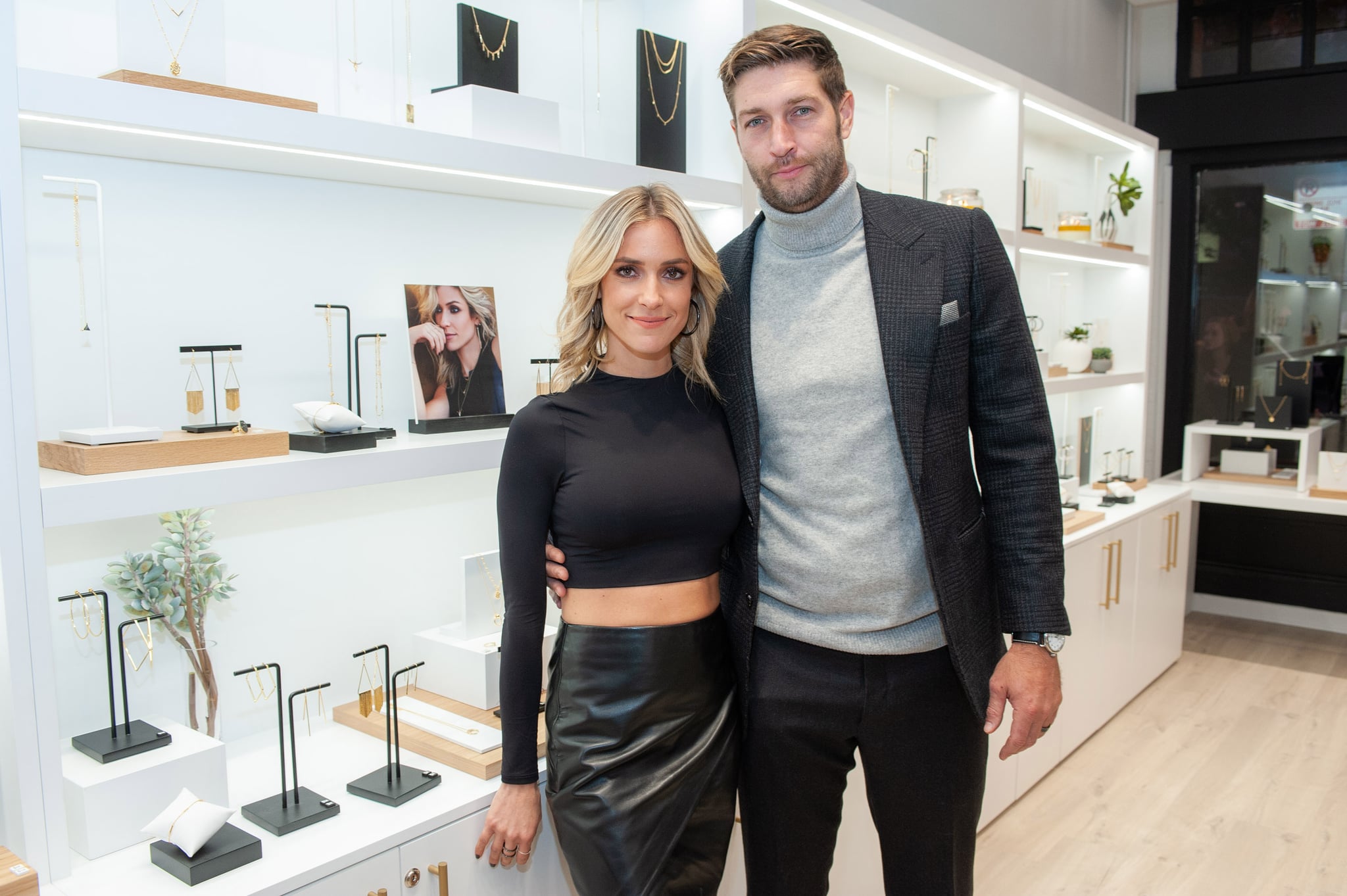 CHICAGO, ILLINOIS - OCTOBER 25: Kristin Cavallari and Jay Cutler attend the Uncommon James VIP Grand Opening at Uncommon James on October 25, 2019 in Chicago, Illinois. (Photo by Timothy Hiatt/Getty Images)