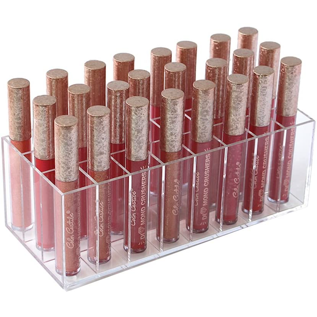 lipgloss organizer mordoa These Stylish Lipgloss Organizers Bring Structure to Your Stash