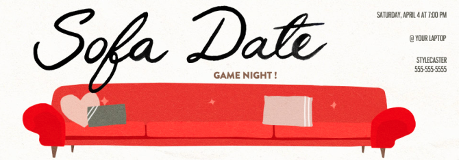 Game Night Virtual Invitation Evite