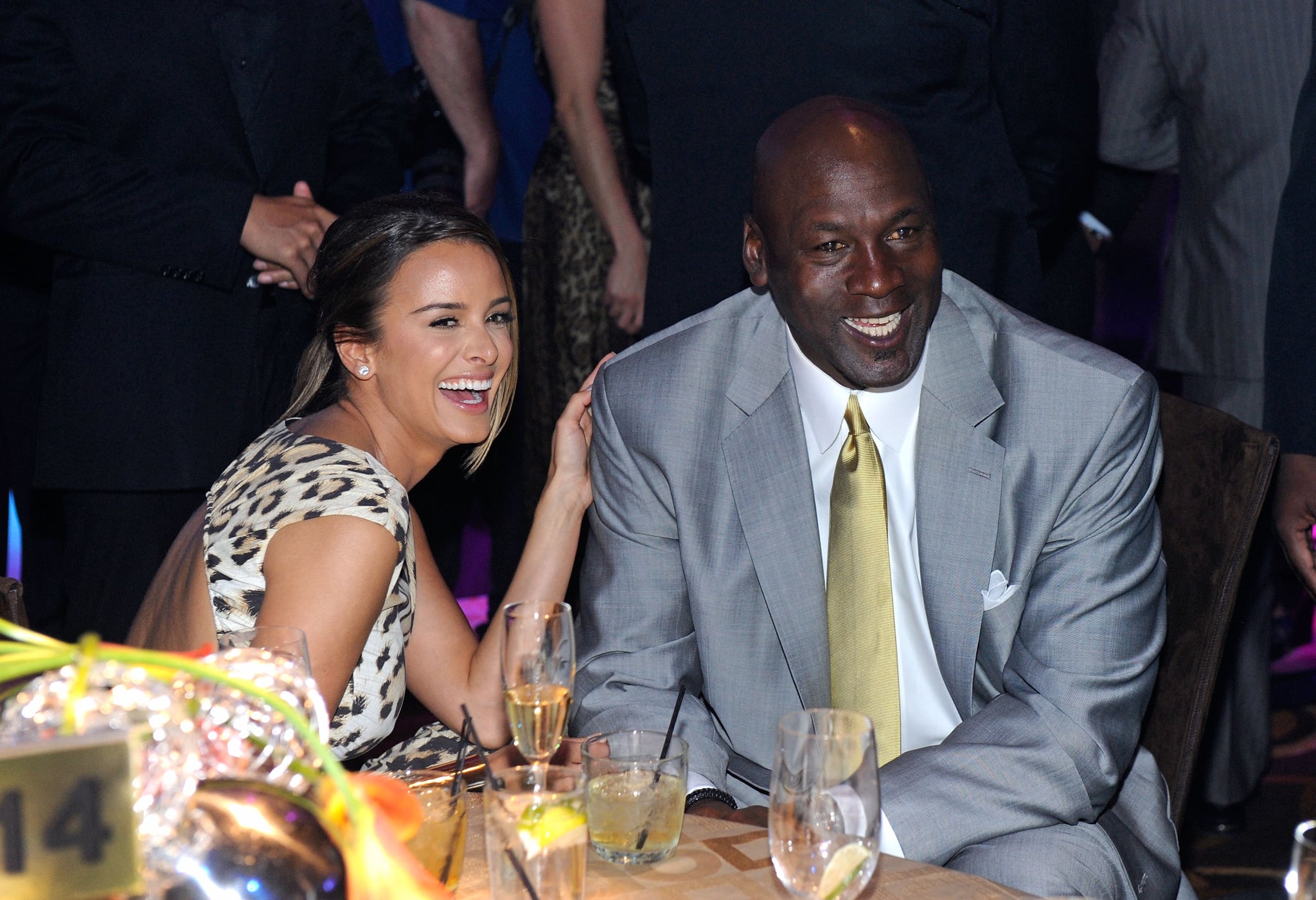 LAS VEGAS, NV - MARCH 30:  Charlotte Bobcats owner Michael Jordan (R) and fiancee Yvette Prieto attend the 11th annual Michael Jordan Celebrity Invitational gala at the Aria Resort & Casino at CityCenter March 30, 2011 in Las Vegas, Nevada.  (Photo by Ethan Miller/Getty Images for MJCI)