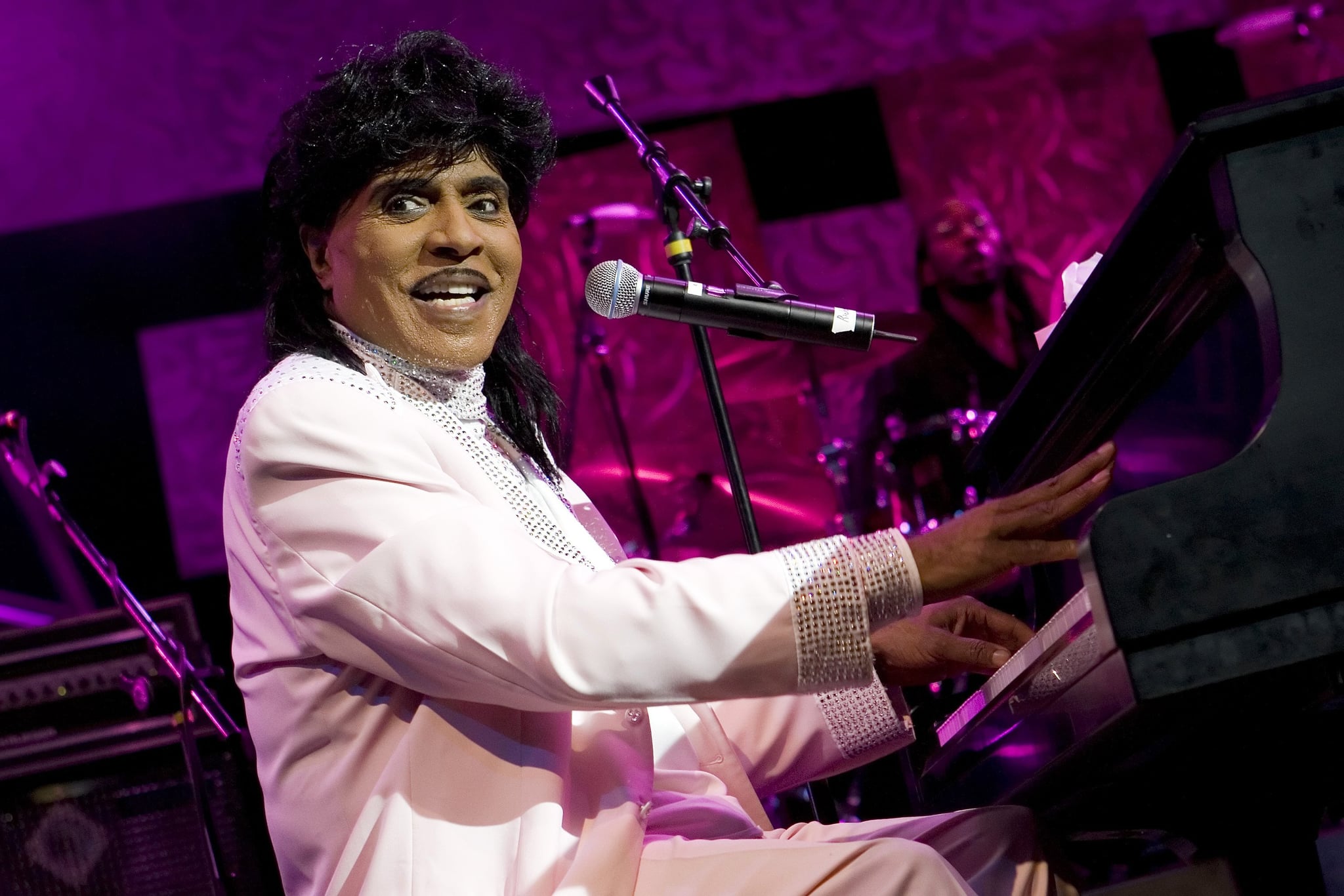 LAKE BUENA VISTA, FL - OCTOBER 17:  Little Richard performs during the Eat to the Beat concert series in Epcot at Walt Disney World on October 17, 2006  in Lake Buena Vista, Florida.  (Photo by Matt Stroshane/Getty Images)