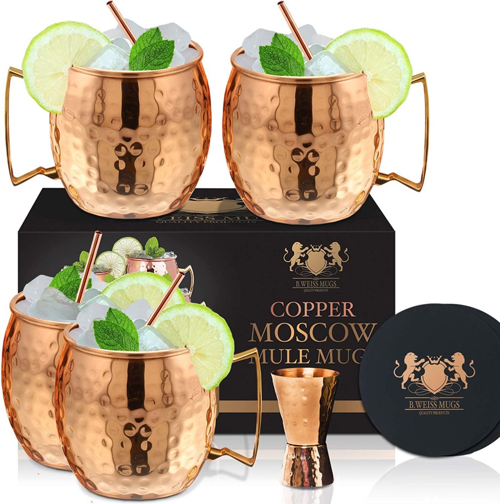 b weiss moscow mule cups Elegant Moscow Mule Mugs to Upgrade Your Home Bar Set Up