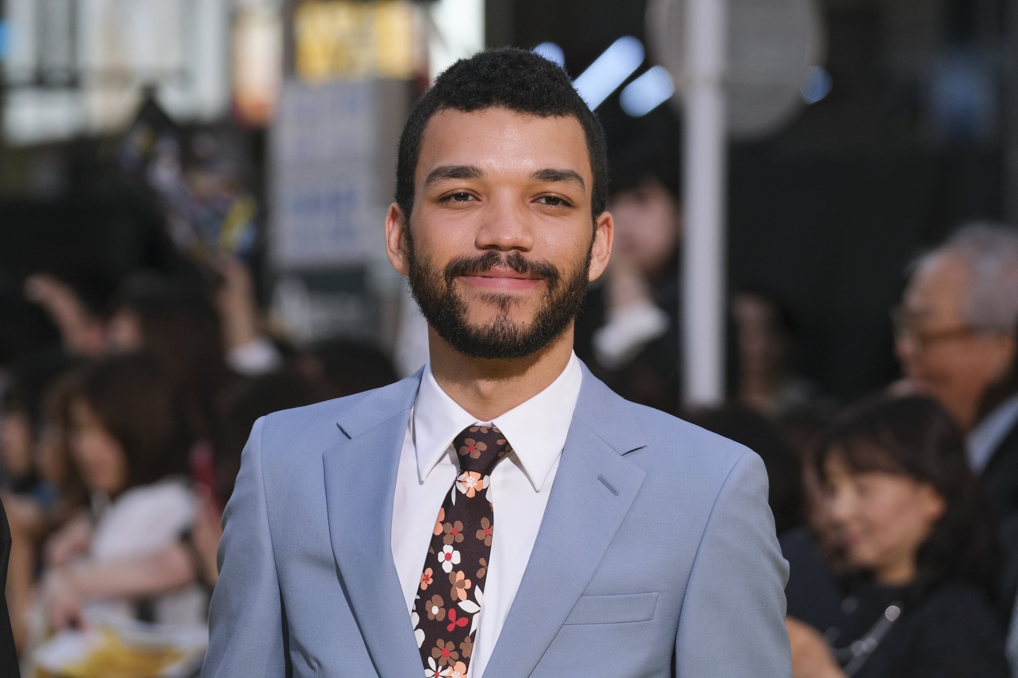 TOKYO, JAPAN - APRIL 25:  Actor Justice Smith attends the world premiere of 'Pokemon Detective Pikachu' on April 25, 2019 in Tokyo, Japan. (Photo by Keith Tsuji/Getty Images)
