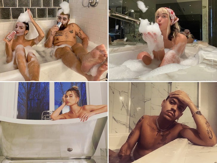 Sexy Stars In Suds -- Bathtub Beauties!