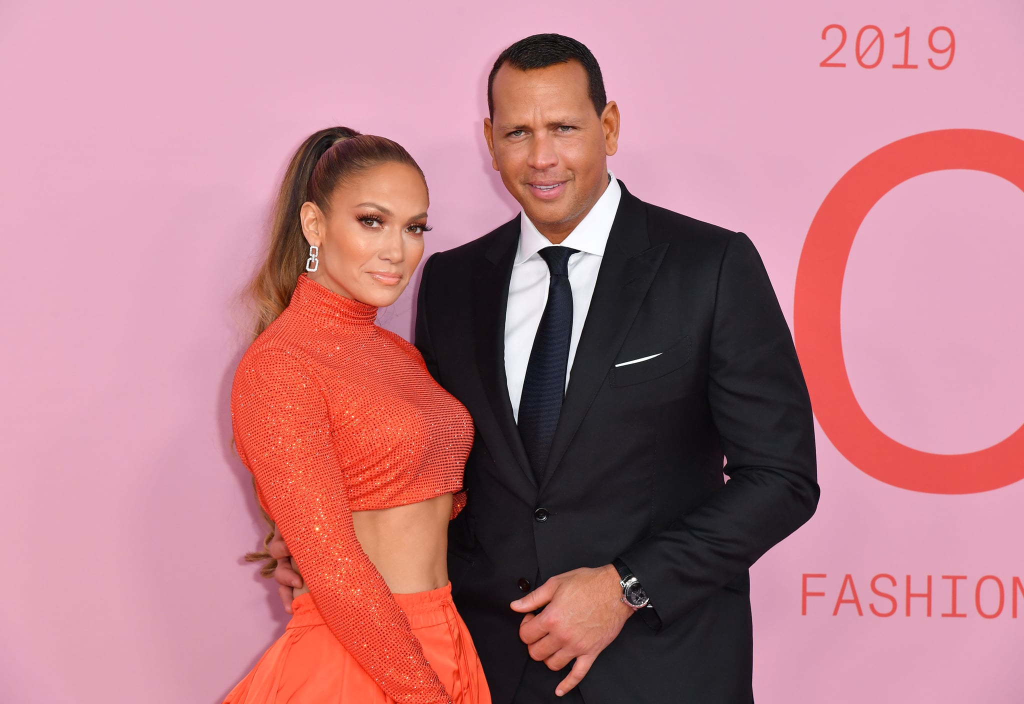 CFDA Fashion Icon Award recipient US singer Jennifer Lopez and fiance former baseball pro Alex Rodriguez arrive for the 2019 CFDA fashion awards at the Brooklyn Museum in New York City on June 3, 2019. (Photo by ANGELA WEISS / AFP)        (Photo credit should read ANGELA WEISS/AFP via Getty Images)