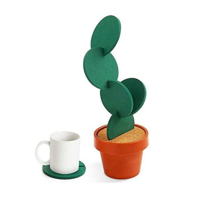 DIY Cactus Coaster Set