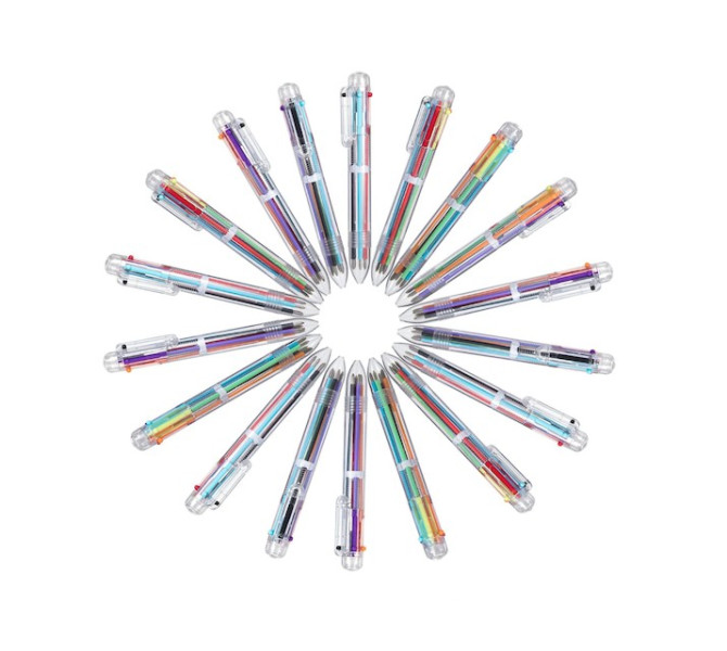 Favourde 6-in-1 Multicolor Ballpoint Pens