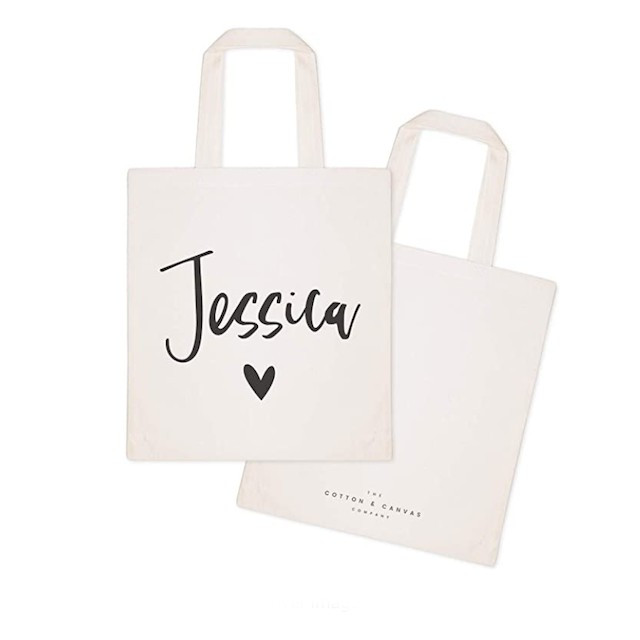 The Cotton & Canvas Co. Personalized Tote Bag