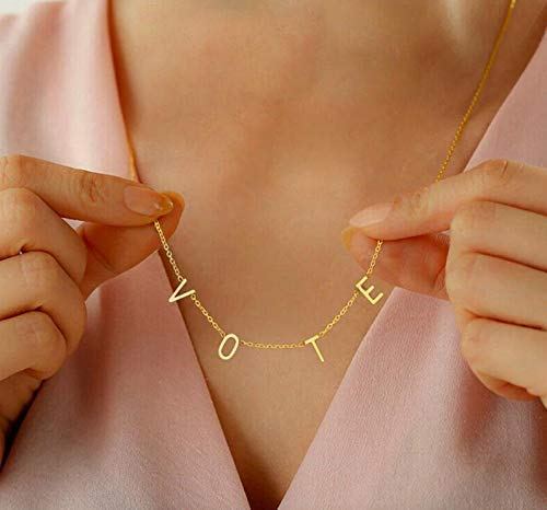 Amazon handmade vote necklace