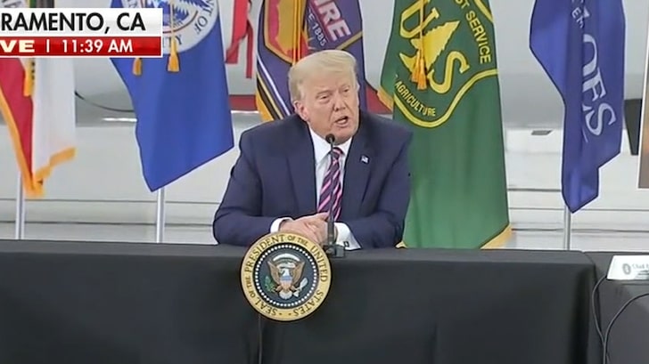 President Trump Laughs Off Climate Change During CA Wildfires Briefing