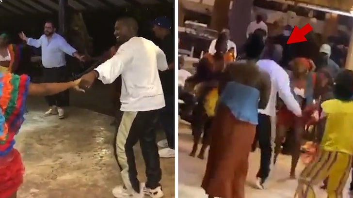 Kanye West Celebrates with Locals in Haiti