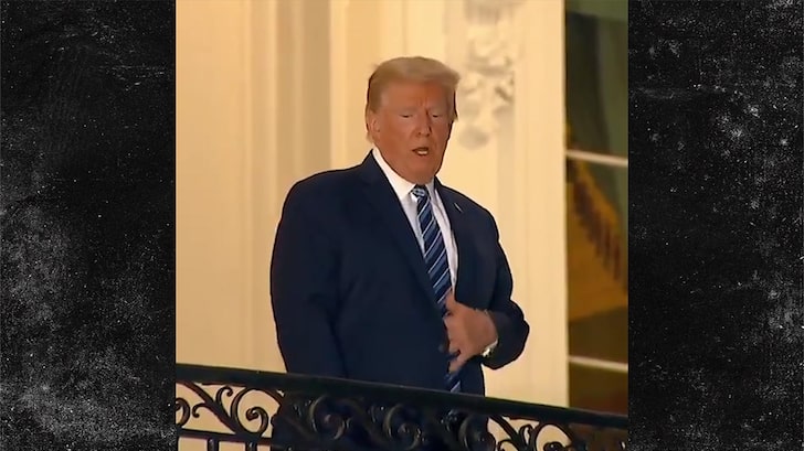 President Trump Appears To Have Trouble Breathing