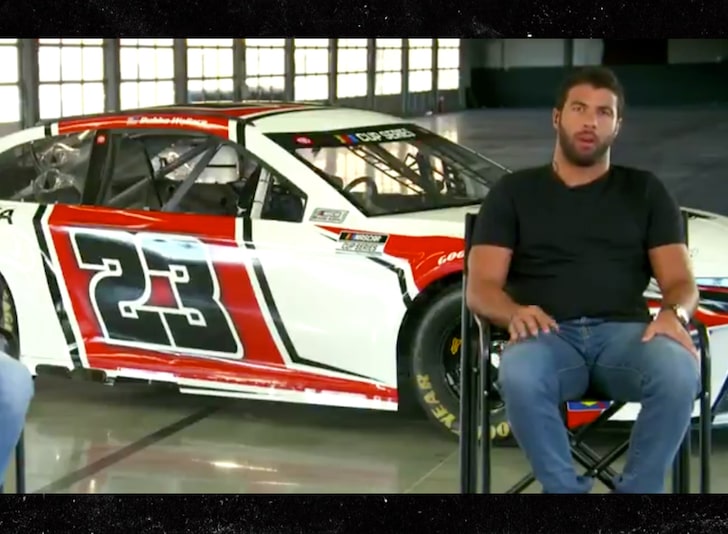 Bubba Wallace Unveils New Michael Jordan-Owned Race Car, Black & Red #23!