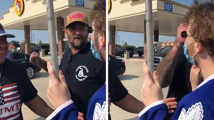 Man Punched for Playing 'F*** Donald Trump' Outside Texas Store