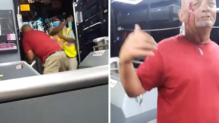 Bus Driver Throws Blows Against Unruly Passenger, Caught on Video