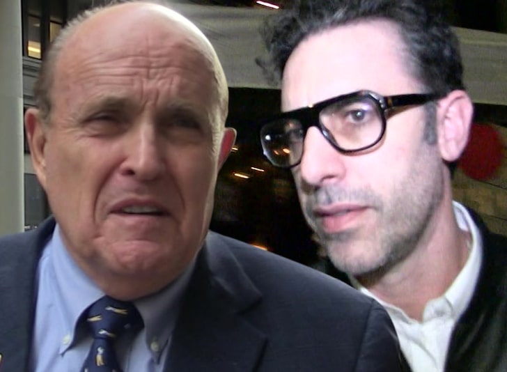 Rudy Giuliani's Hand in His Pants in New 'Borat' Scene