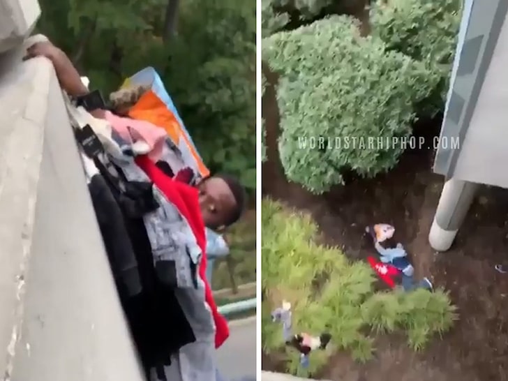 Alleged Shoplifter Flees with Death-Defying Leap off Ledge