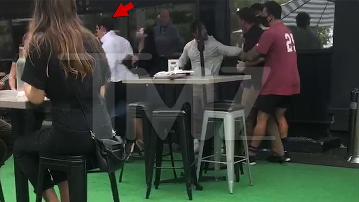 TikTok Star Bryce Hall Involved In Restaurant Brawl Caught On Video
