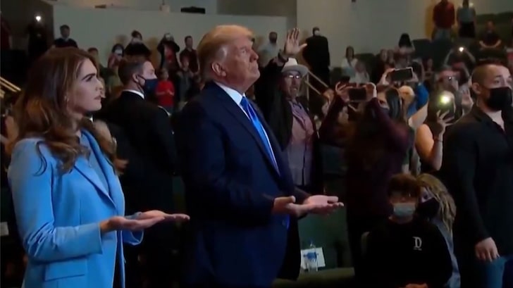 Trump Blessed at Las Vegas Church, Pastor Says God Told Her He'll Win Election