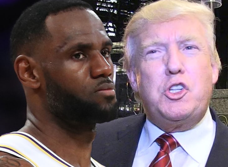 LeBron James Says He 'Damn Sure Won’t Go Back And Forth' With President Trump