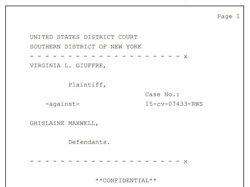 Read Ghislaine Maxwell's Unsealed Deposition in Full
