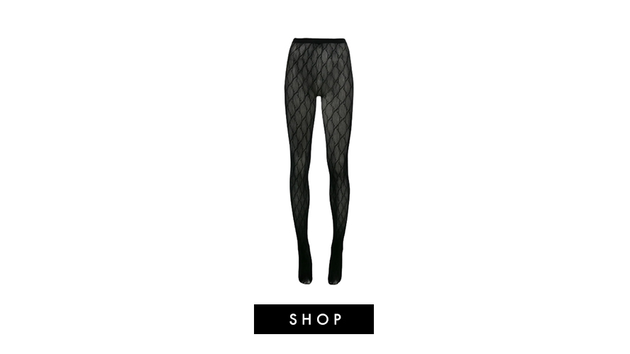 Monogram Tights Give Summer's Short Hemlines a New Lease of Life