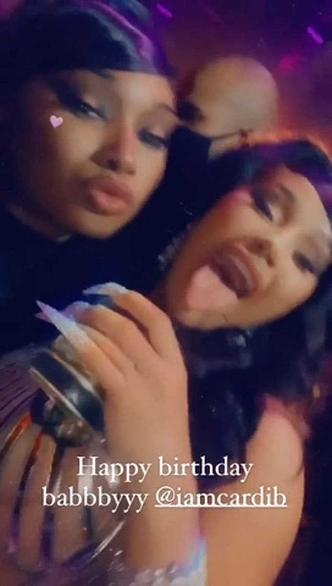 Megan & Cardi B Get Into 'ARGUMENT' At Birthday Party! (Video)
