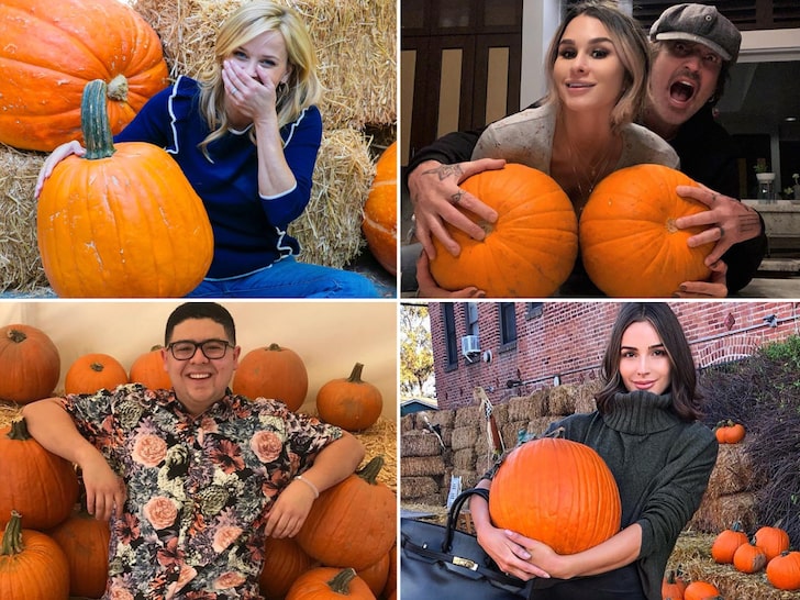 Celebrity Pumpkin Pics -- Gourd Lookin'!