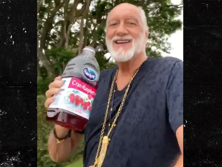 Mick Fleetwood Joins 'Dreams' Challenge, Rolling with Cranberry Juice