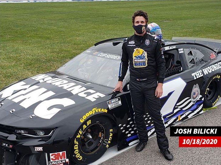 NASCAR's Josh Bilicki Honors Fallen Cops With Police Car Paint Job for Big Race