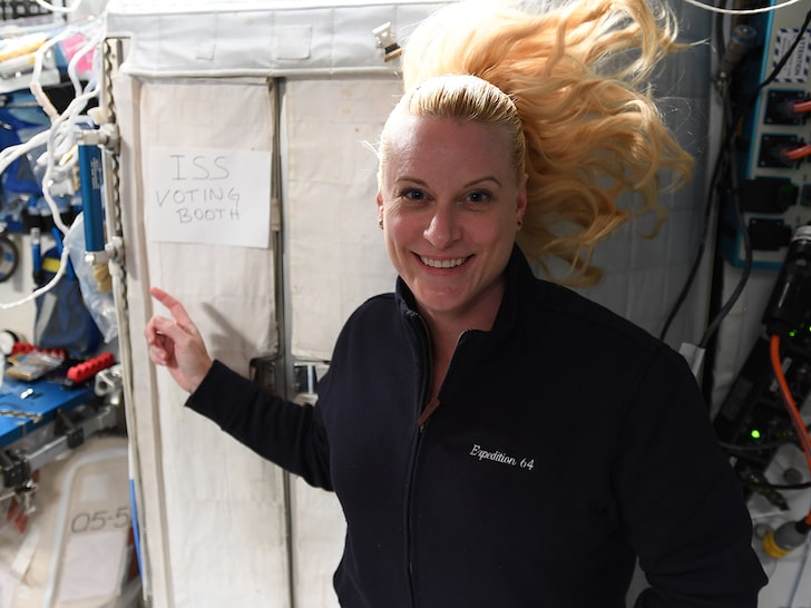 NASA Astronaut Kate Rubins Votes From Space