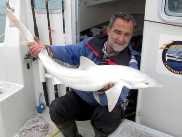 First Ever Albino All-White Shark Caught Off Britain