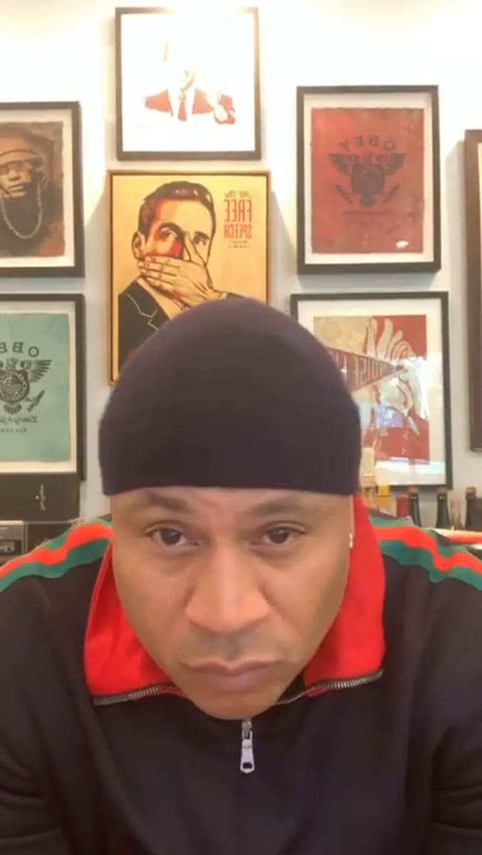 LL Cool J Calls Out Kanye West For Peeing On Grammy Award!!