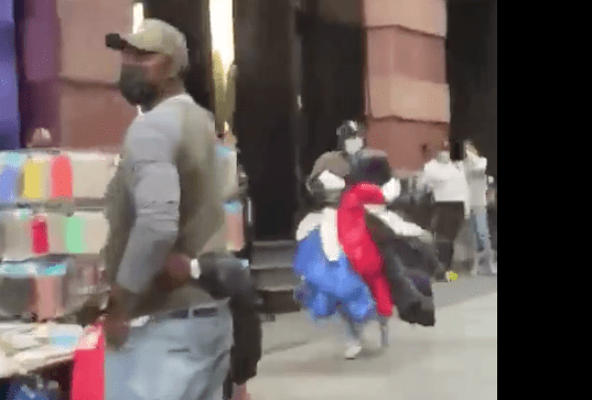 NYC Goons Run Into Moncler Store, Steal $50K In Coats & Livestream It!!