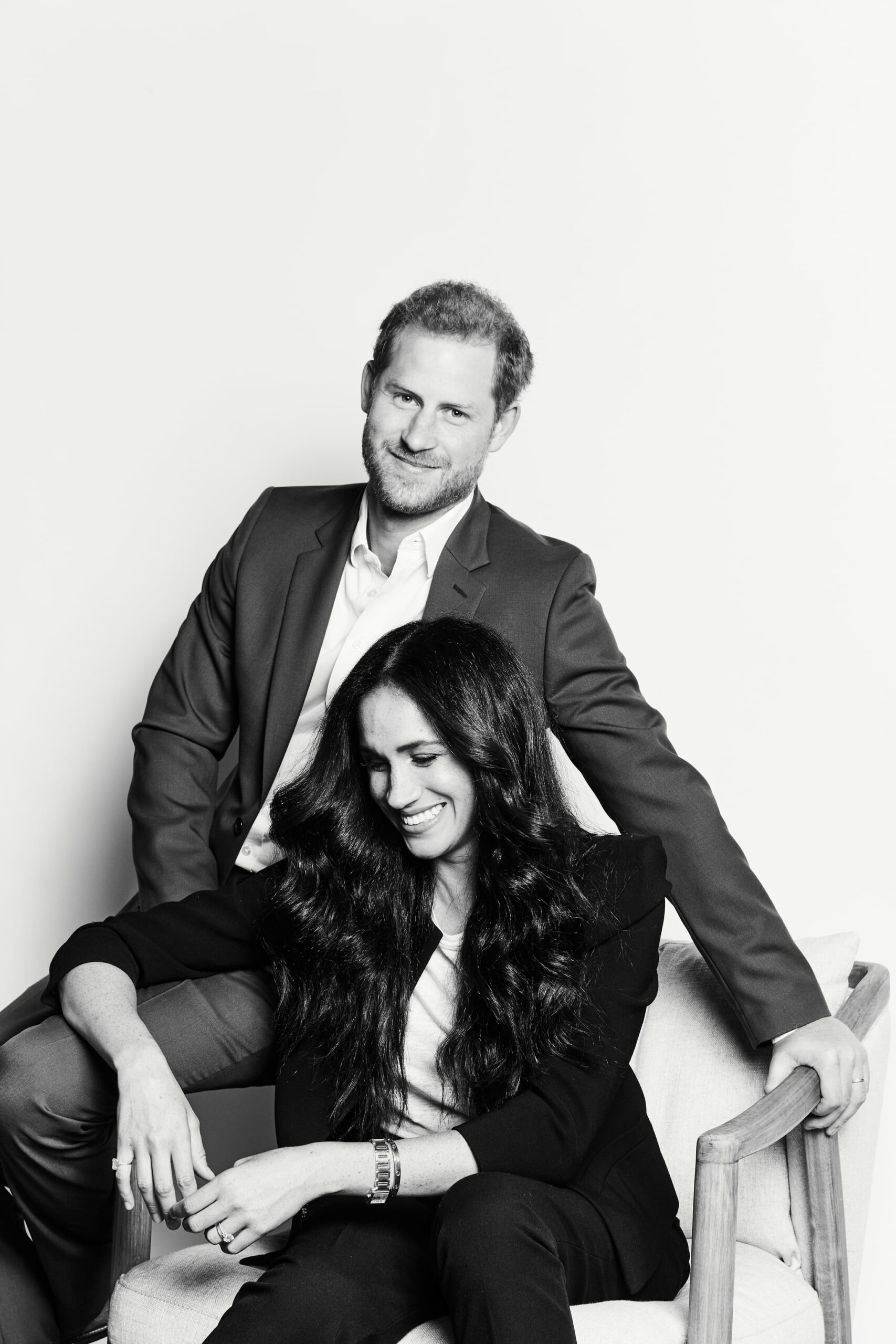 See Prince Harry and Meghan's Time100 Talk Portrait