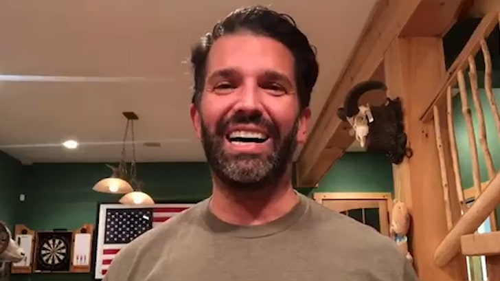 Donald Trump Jr. Quarantining with COVID with Netflix and Guns
