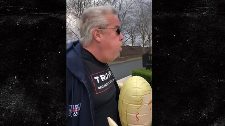 Trump Supporter Charged, Coughed on Protester at Prez's Golf Course