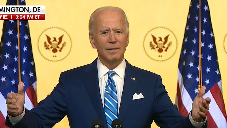 Joe Biden's Thanksgiving Speech Urges Empathy, Unity, Love