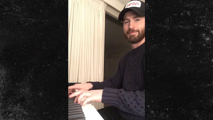 Chris Evans Cements Heartthrob Status by Flaunting Piano Skills