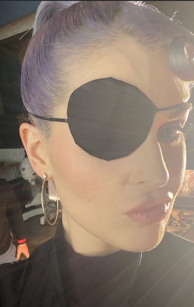 Kelly Osbourne Wears Eye Patch After Painful Injury