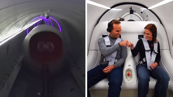 Virgin Hyperloop Does First Test with Human Passengers, Reaches 100 MPH