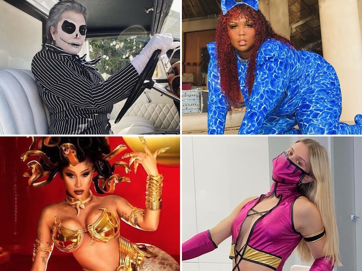 Hollywood's Best Halloween Costumes of 2020