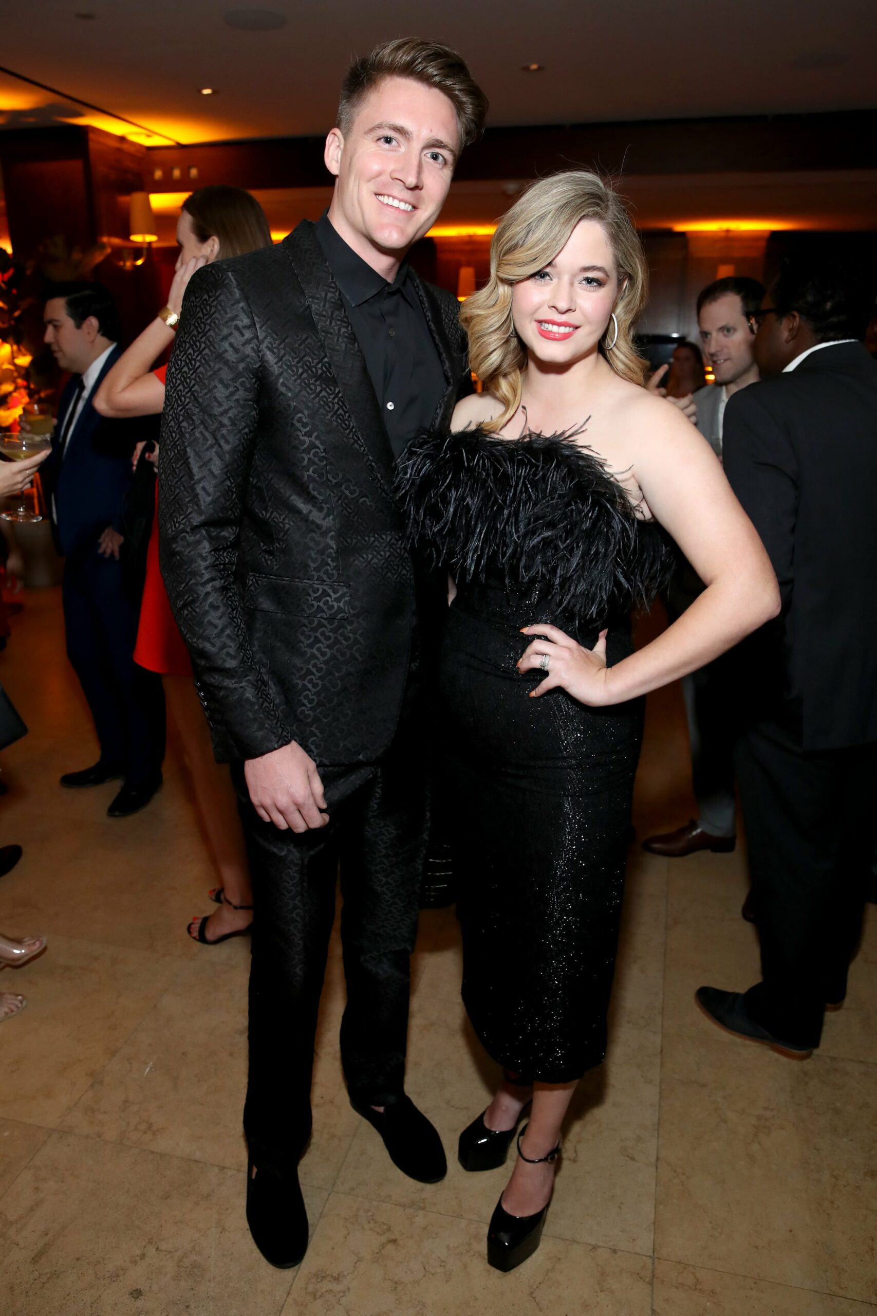 BEVERLY HILLS, CALIFORNIA - SEPTEMBER 20: (L-R Hudson Sheaffer and Sasha Pieterse attend the 2019 Pre-Emmy Party hosted by Entertainment Weekly and L'Oreal Paris at Sunset Tower Hotel in Los Angeles on Friday, September 20, 2019. (Photo by Randy Shropshire/Getty Images for Entertainment Weekly)