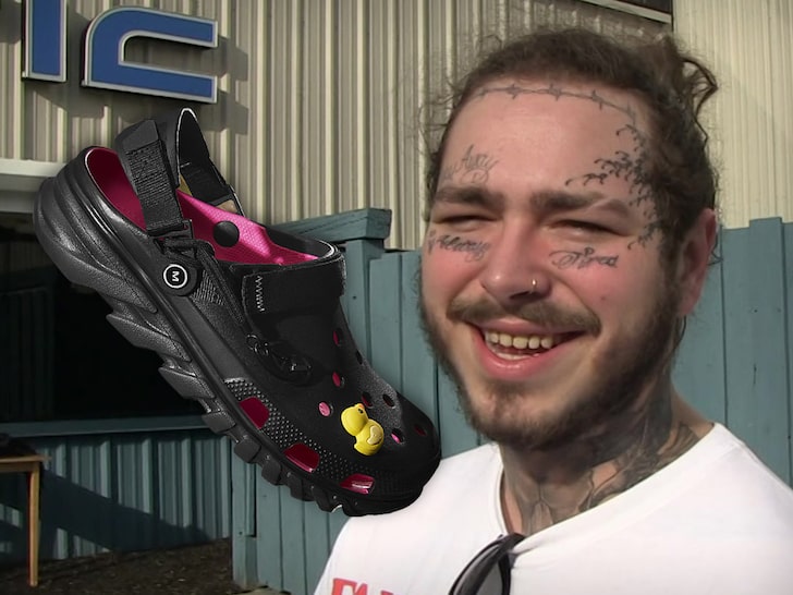 Post Malone Gifts New Custom Line of Crocs to His Old High School