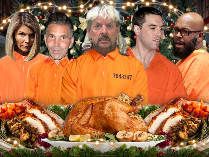 Celebrity Prisoners' 2020 Christmas Prison Meals Revealed