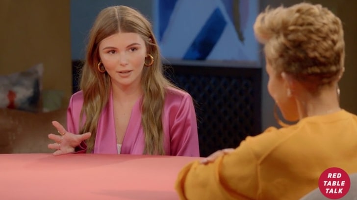 Olivia Jade Confronted About College Admissions Scandal on Jada's 'Red Table Talk'